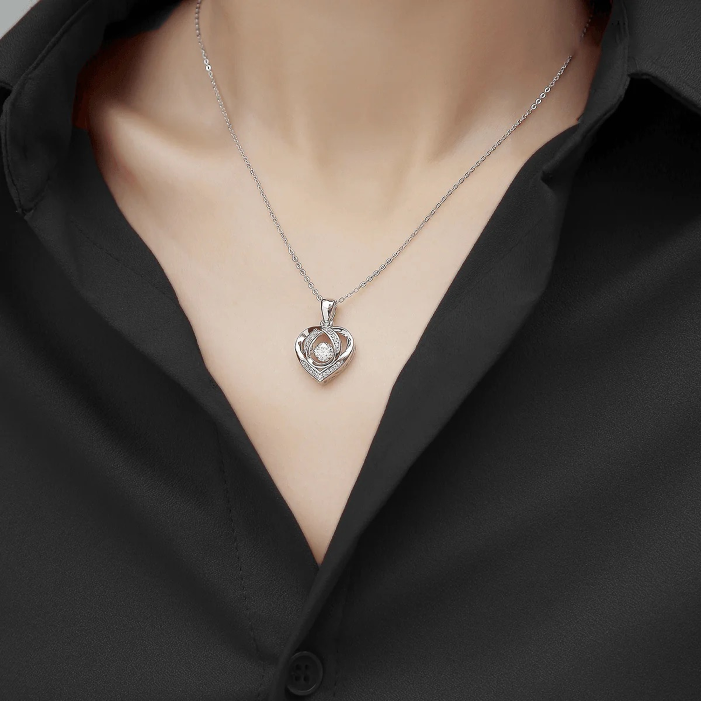 Collana in Argento "Unico Amore"