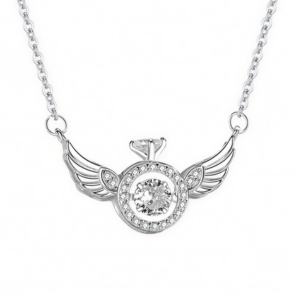 Collana in Argento "Ali di Cristallo"