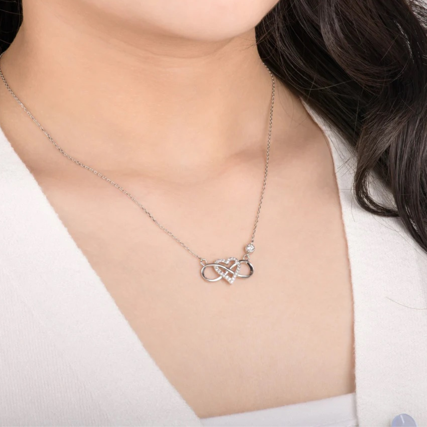 Collana in Argento "Amore Infinito"