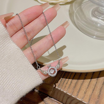 Collana in Argento "Ali di Cristallo"