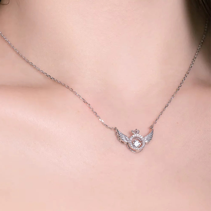 Collana in Argento "Ali di Cristallo"