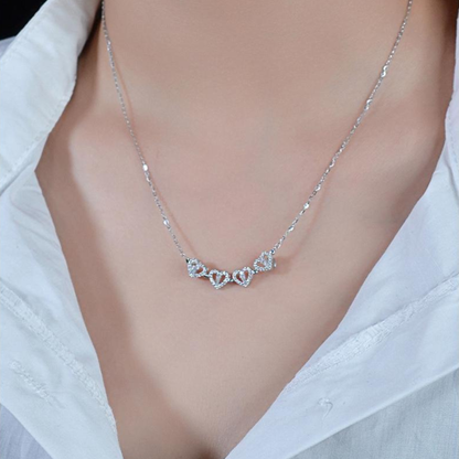 Collana in Argento "Heart to leaf" Magnetica 2 in 1